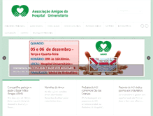 Tablet Screenshot of amigosdohu.org.br